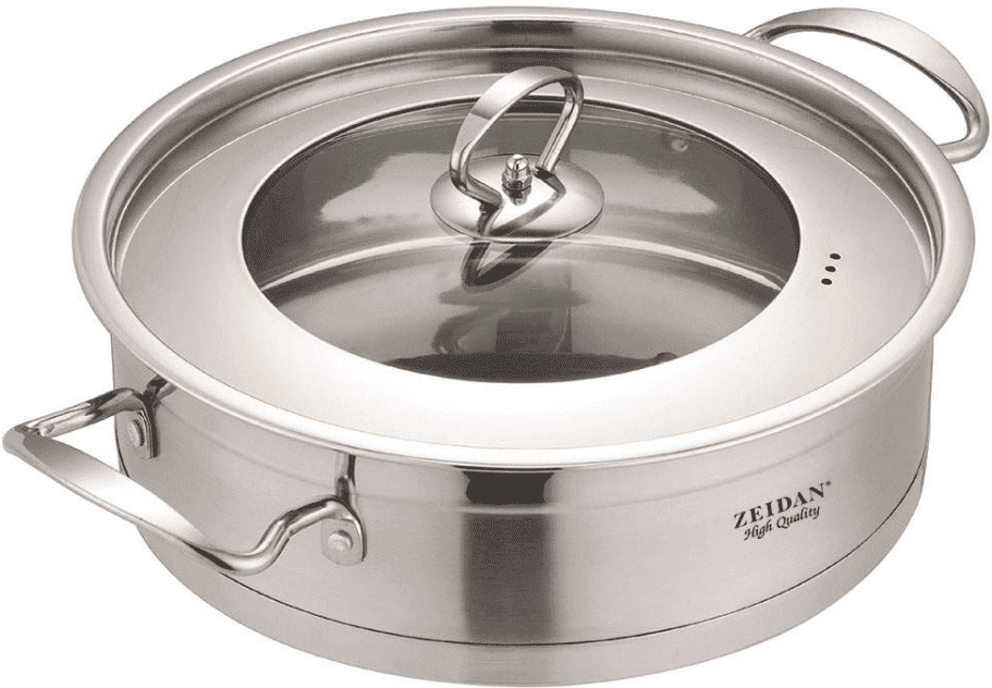 Жаровня 26см ZEIDAN из нержавеющей стали, крышка Z 50349 купить по